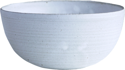grey ceramic mixing bowl