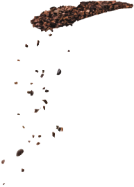 chocolate sprinkles pouring down